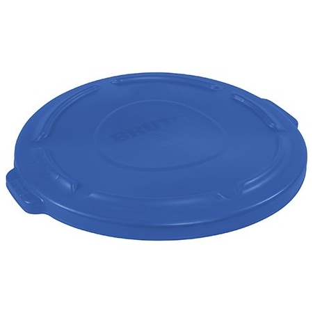 Rubbermaid Rubbermaid Brute Flat Trash Can Lid - 32 Gallon, Blue BUY00029406